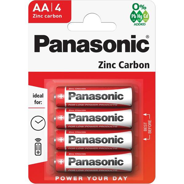 Panasonic Red Zinc AA ceruza,
